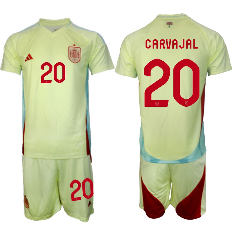 Men 2024-2025 Season Spain away green #20 Soccer Jersey